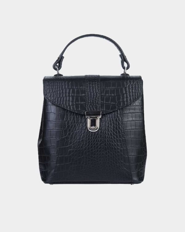 Grouped Diamante cross body micro bag in black - Image 3